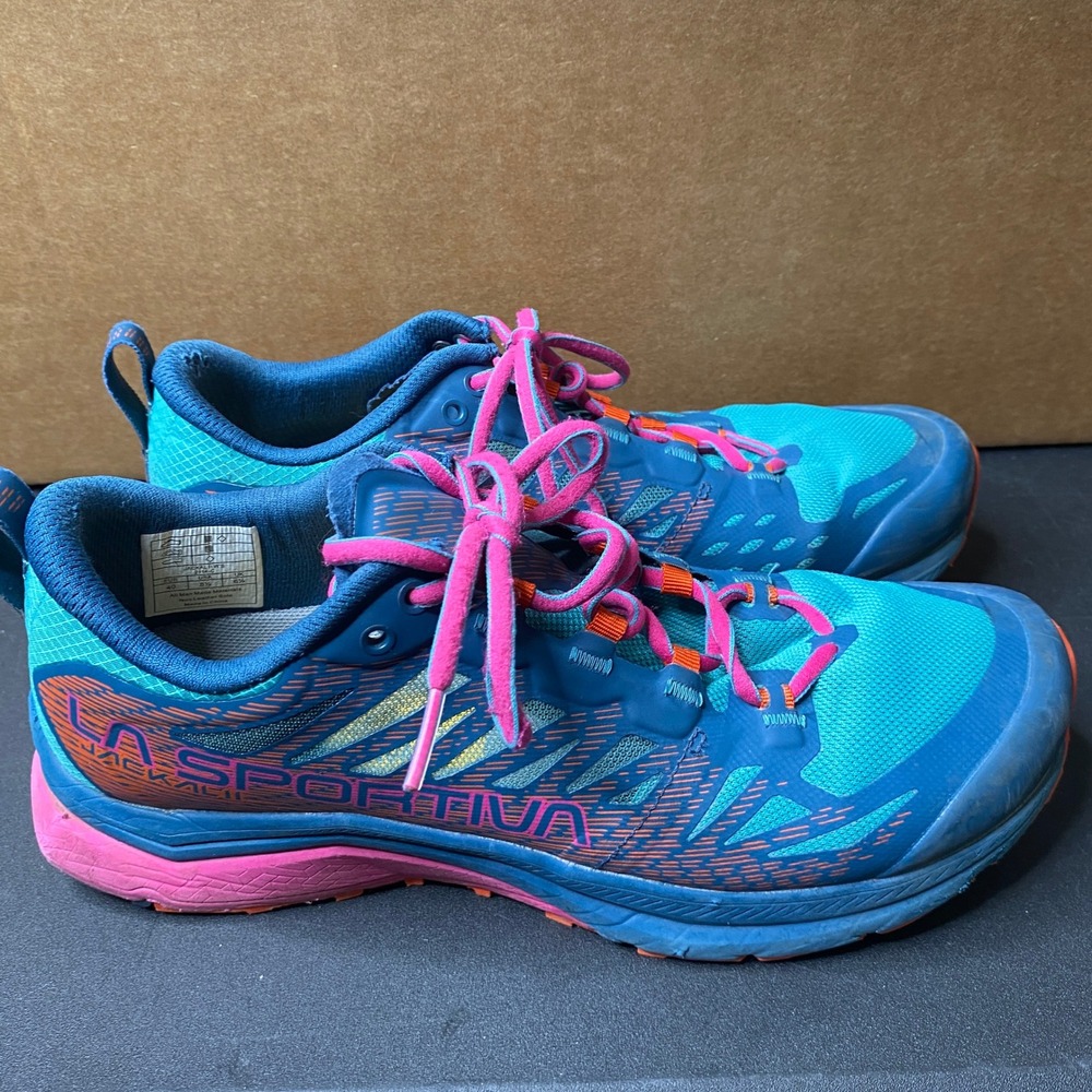 La Sportiva Jackal II Ws Trail Running Shoes Blue Pink 2114-C Womens 8.5 40